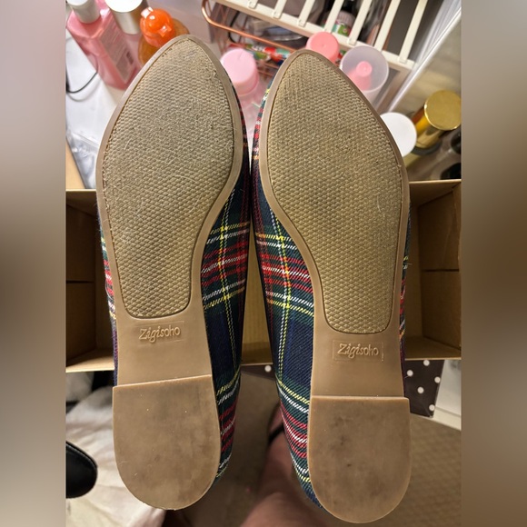 Zigi Soho Navy Ballet Flats with Bow - Picture 4 of 6